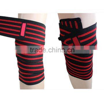powerlifting Elastic Webbing For Red Line Knee Wraps/Hight Quality weightlifting knee wraps