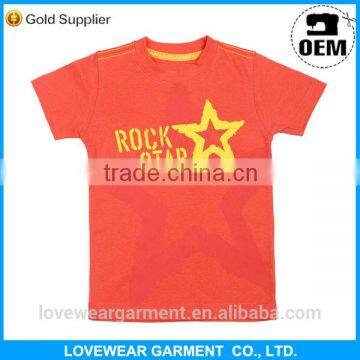 kids summer wear t-shirt printing /cheap kids clothes china