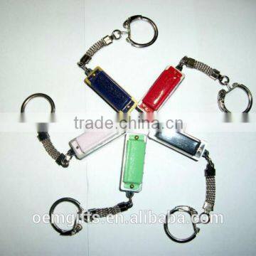 Nice Hohner Metal Mini Harmonica Key Chains
