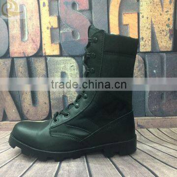 Factory reasonable leather black military boots/tactical boots