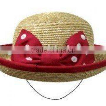 wheat straw braid hat, children hat