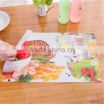 2015 HOT selling Christmas clear plastic placemat PP placemat