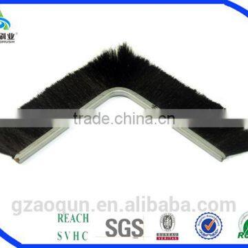 horse hair corner brush wool brush for slider door revolving door