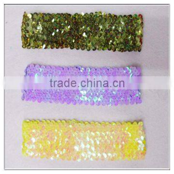 2014 new popular elastic sequin hairband wholesale