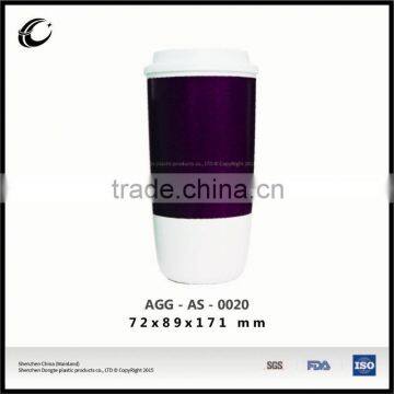 promotional new design plastic coffee cup beer mug plastic plastic drinking mug with lid