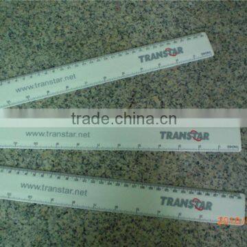 High Quality Plastic ruler OEM logo design colorful printing 15 cm plastic ruler