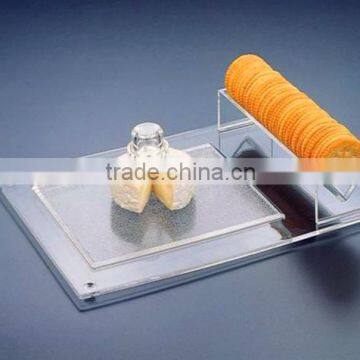 durable acrylic mini cheese board set