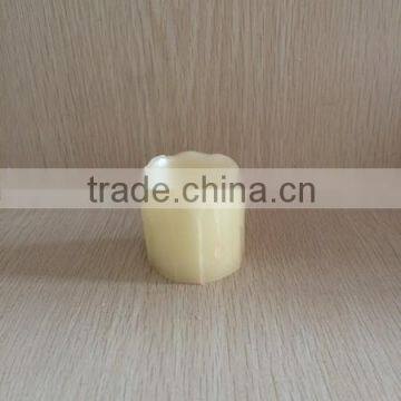 Wax Flameless LED Candles Melted Size: H 5cm dia 5cm - Silver