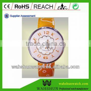 mini kid's gift watch with girl's love cartoons on the dial made in China
