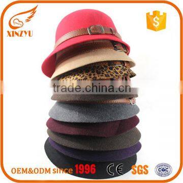 Online Wholesale High Quality Bowler Felt Fedora Formal Hats for Races photo-5