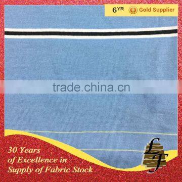 yarn dyed single jersey fabric for t shirt wholesale 195