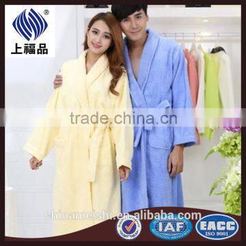 Factory wholesale hotel bath robe / OEM cheap cotton bathrobe