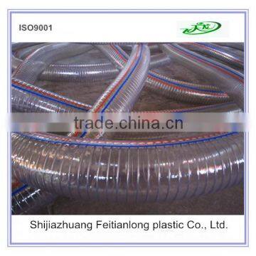 PVC Steel Wire Reinforced Suction Hose Flexible Transparent PVC Hose