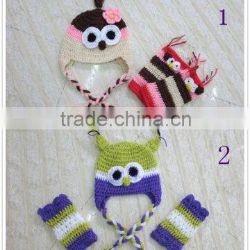 New Arrival !! Baby Boutique crochet hat and leg warmer in set,crochet owl hat,crochet leg warmer