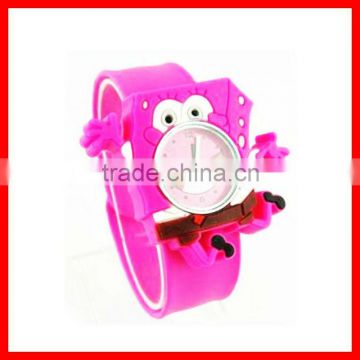 Kids silicone quartz watches japan movt waterproof