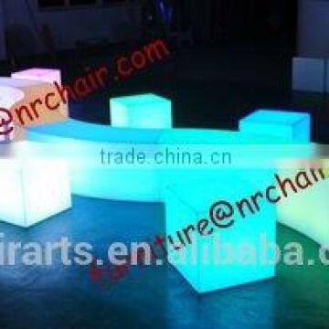 shanghai commercial furniture wholesale event acrylic lounge LED illuminated cube seat