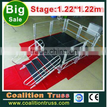 Aluminium Adjustagble Height Assemble Stage Portable Stage For dancing