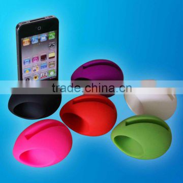 rubber amplifier silicone horn speaker for iphone