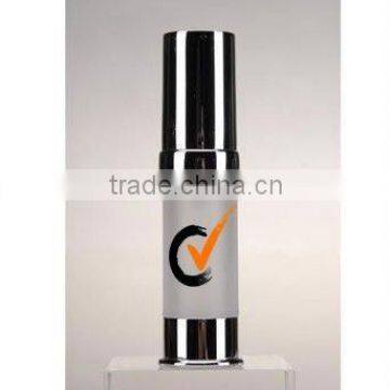 Airless bottle manufacturer 15ml Frosted Cosmetic Packaging