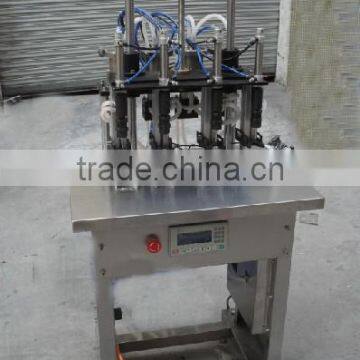 Vacuum 4 heads filling machine, alcohol/perfume/ floral liquid filler