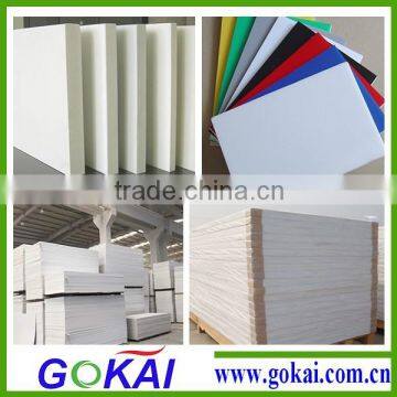 pvc foam sheet plastic and wood composition sheet