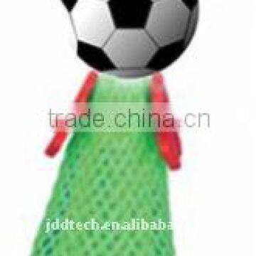 Polyester expandable sleeve for jumping toy