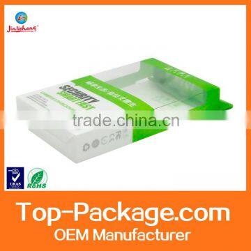 custom design printing clear plastic pvc packing box