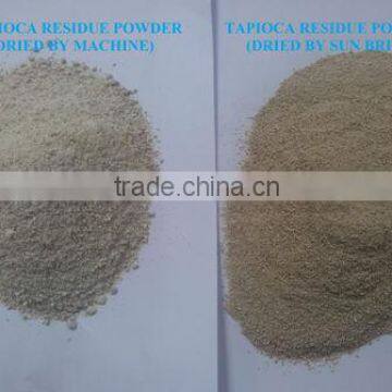 Good animal feeding product from Tapioca residue powder