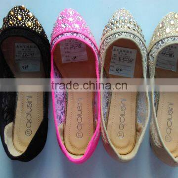 CX357 All kinds of ballerina shoes with rhinestones