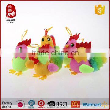 Manufacturer Colorful Plush Chook Keychain for Promotion photo-3