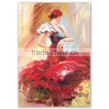 ROYIART flamenco dancing oil painting wholesale