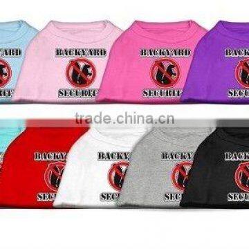 Backyard Security Screen Print Shirts