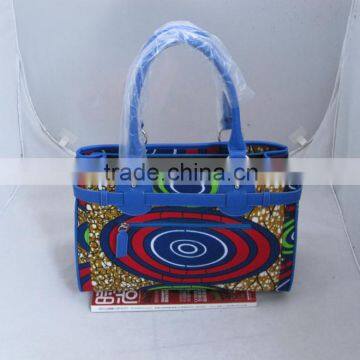 2016 New Products African Wax Print Fabric Handbags for Women photo-4