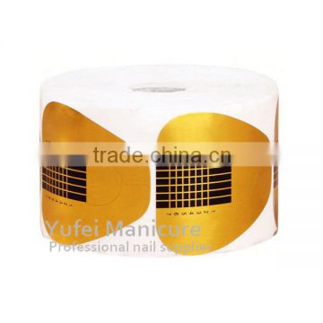 Professional nail forms with high quality/hotselling 500pcs roll