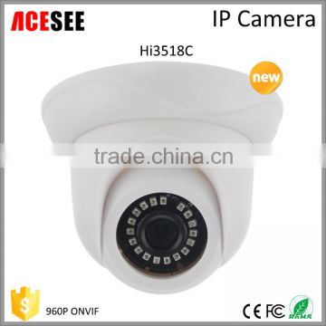 ACESEE hot selling new products 1.3mp plastic ir dome p2p ip camera