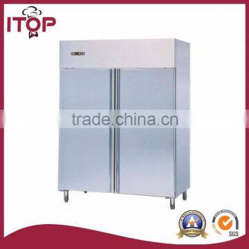 GN 2/1 pan stainless refrigerated cabinet