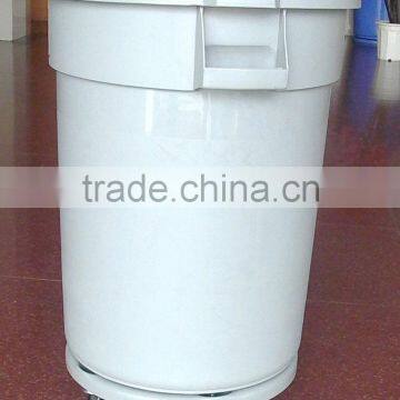 168L plastic buckets with wheels