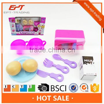 Best selling toys plastic toy kitchen set with light and music