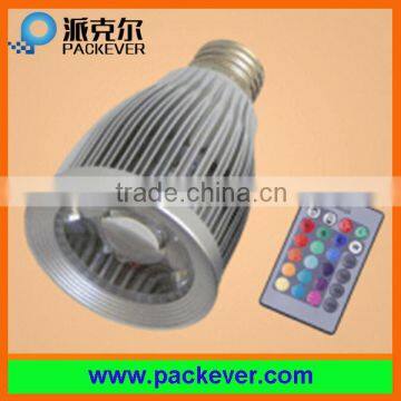 2 years warranty AC 110V 220V 7W E27 RGB LED spotlight