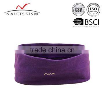 Promotional Wholesale Custom Cotton Elastic HeadBand Sport Head Band Sports Cotton Headband