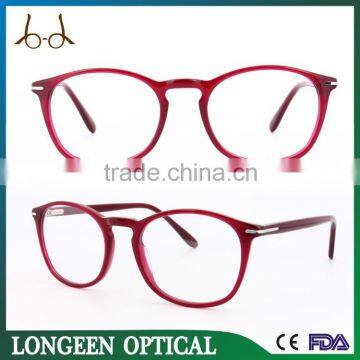 G3198-C1925 red fashion ladies glasses acetate/optical frames