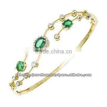 emerald jewellery india, emerald fashion jewelry sets, elegant emerald bracelet jewelry