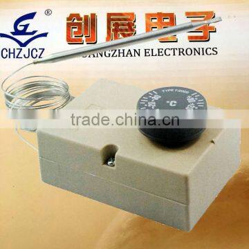 Thermostat switch/convenience installation ,square vandal resistant push ,illuminated reset