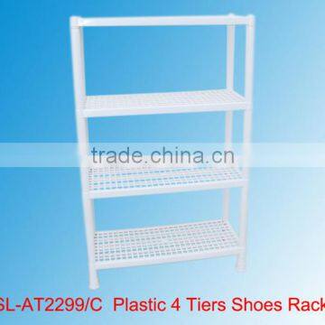 Receive a rack shelf put shoes multilayer composite shoe rack shoe plastic rectangular frame