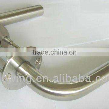 HL002 Stainless Steel Tube Lever Type Main Door Handle photo-2