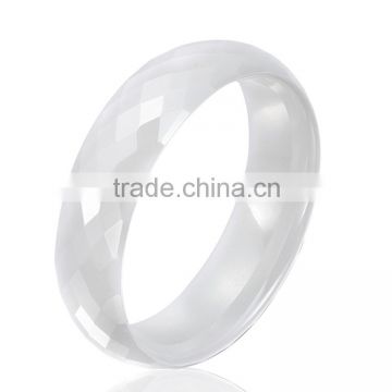 Newest fashion steel ceramics ring jewelry