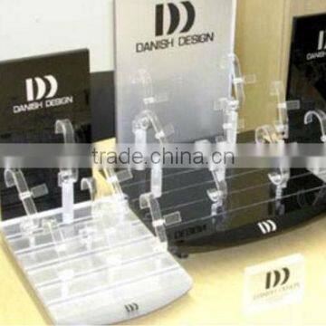 Famous brand watch display, acrylic pocket watch display stand