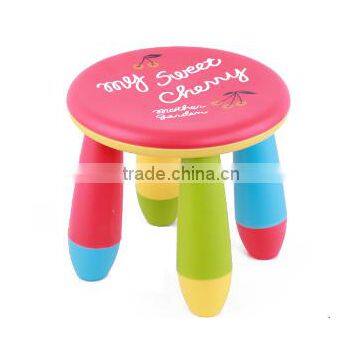 Plastic Children Furniture Plastic Kids Chairs, Round Stools,Plastic Children Round Stools for Pre-school