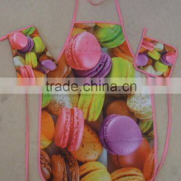 100%polyester twill photo printing oven mitten set