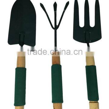 C&C New design wood handle garden tool set